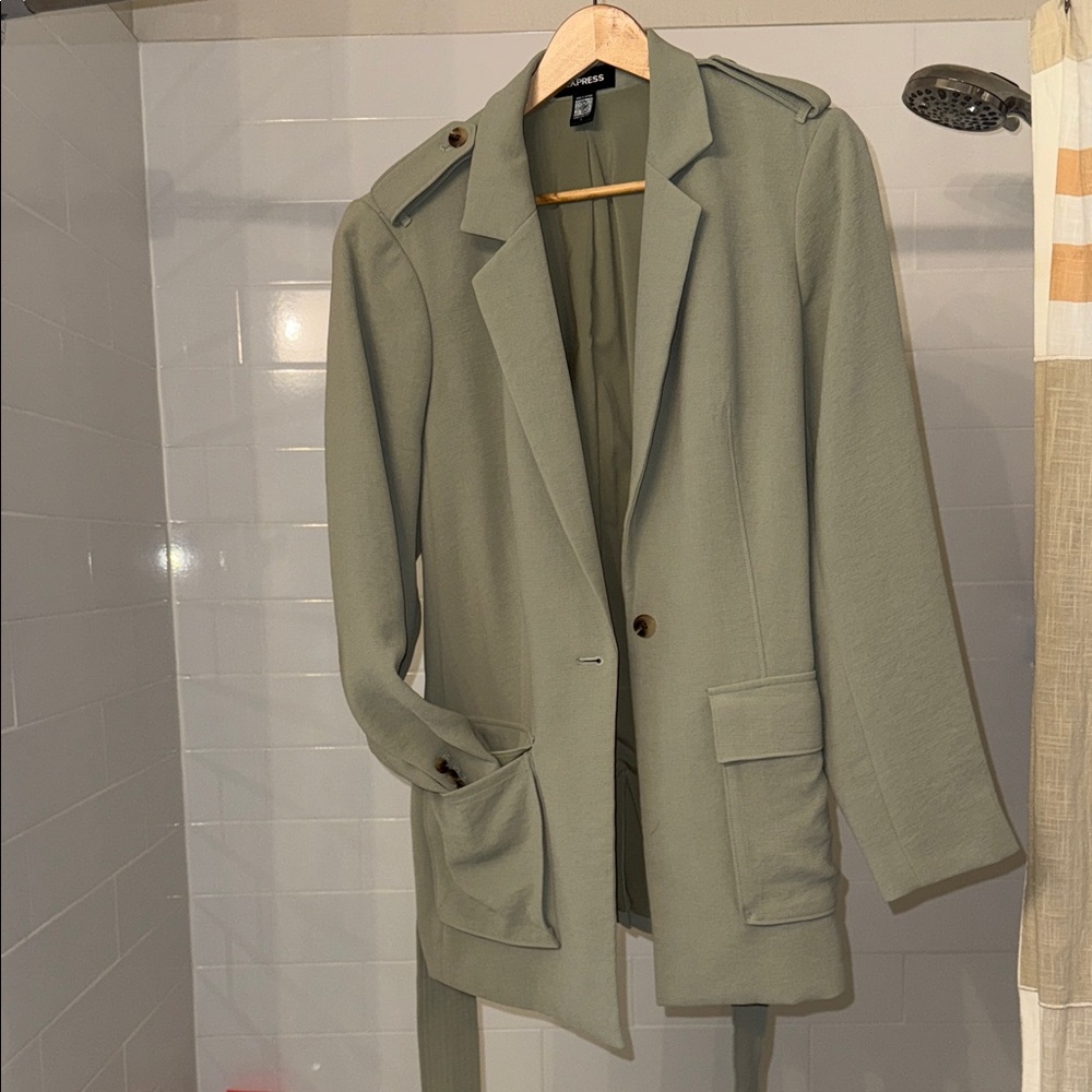 Express Sage Green Blazer